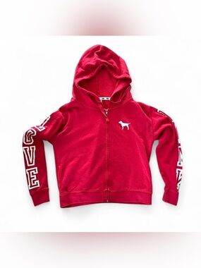 Y2K PINK Victoria's Secret Pink Zip Up Hoodie